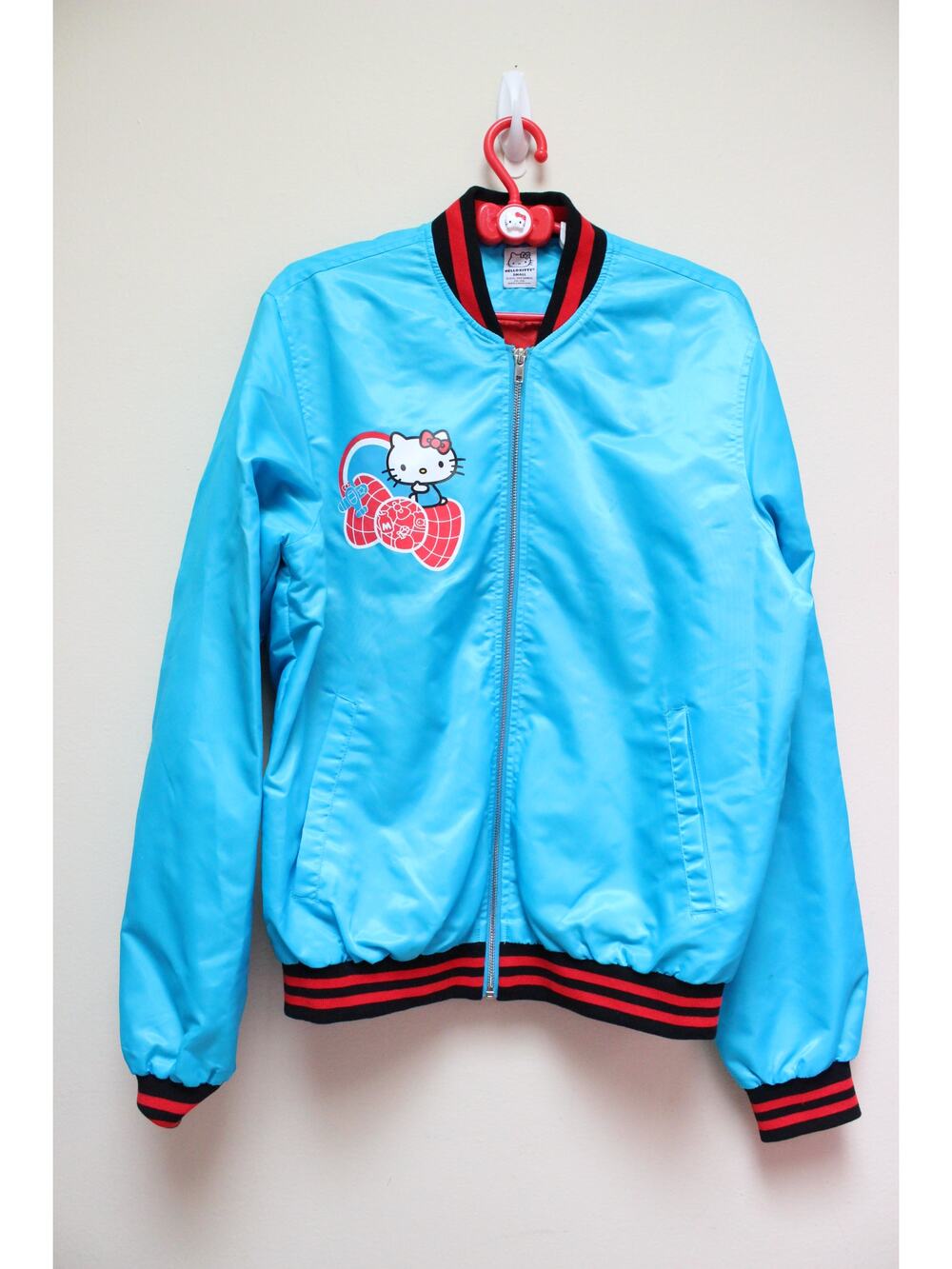 Sanrio Hello Kitty Friends Around The World Tour Bomber Jacket Men's Small